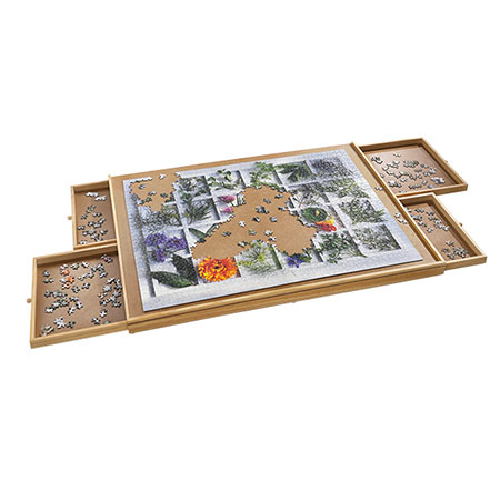 Puzzle-Unterlage aus Holz für bis zu 1500 Teile