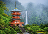 Seiganto-ji Tempel mit Nachi Wasserfall