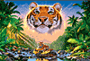 Mystisches Tigerporträt