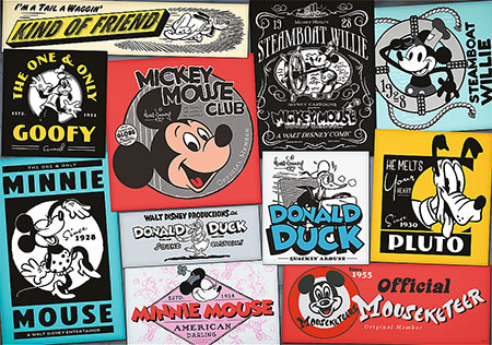 Retro Poster - Disney 100 Jahre Collection