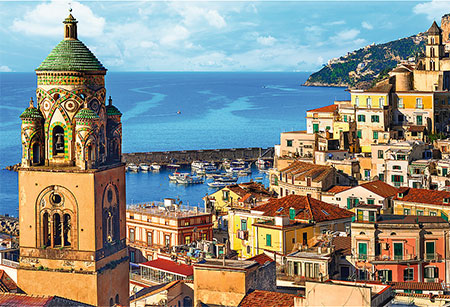 Stadt Amalfi, Italien