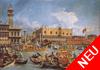 Rückkehr des Bucintoro zum Pier am Himmelfahrtstag, Canaletto