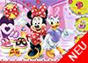 Disneys Minnie und Daisy  - Glitzerpuzzle