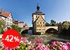 Bamberg, Regnitz und Altes Rathaus